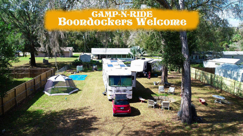 boondockers welcome free rv camping Camp-N-Ride